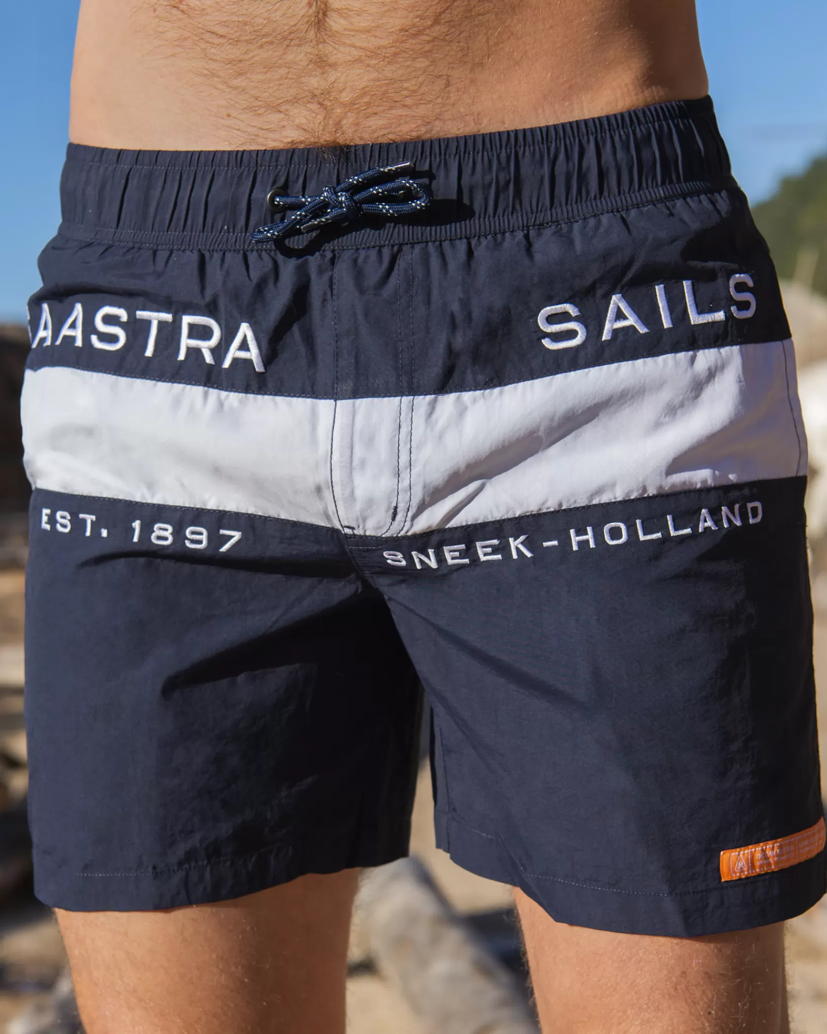 Zwemkleding^GAASTRA Zwemshort Port Met Colorblock